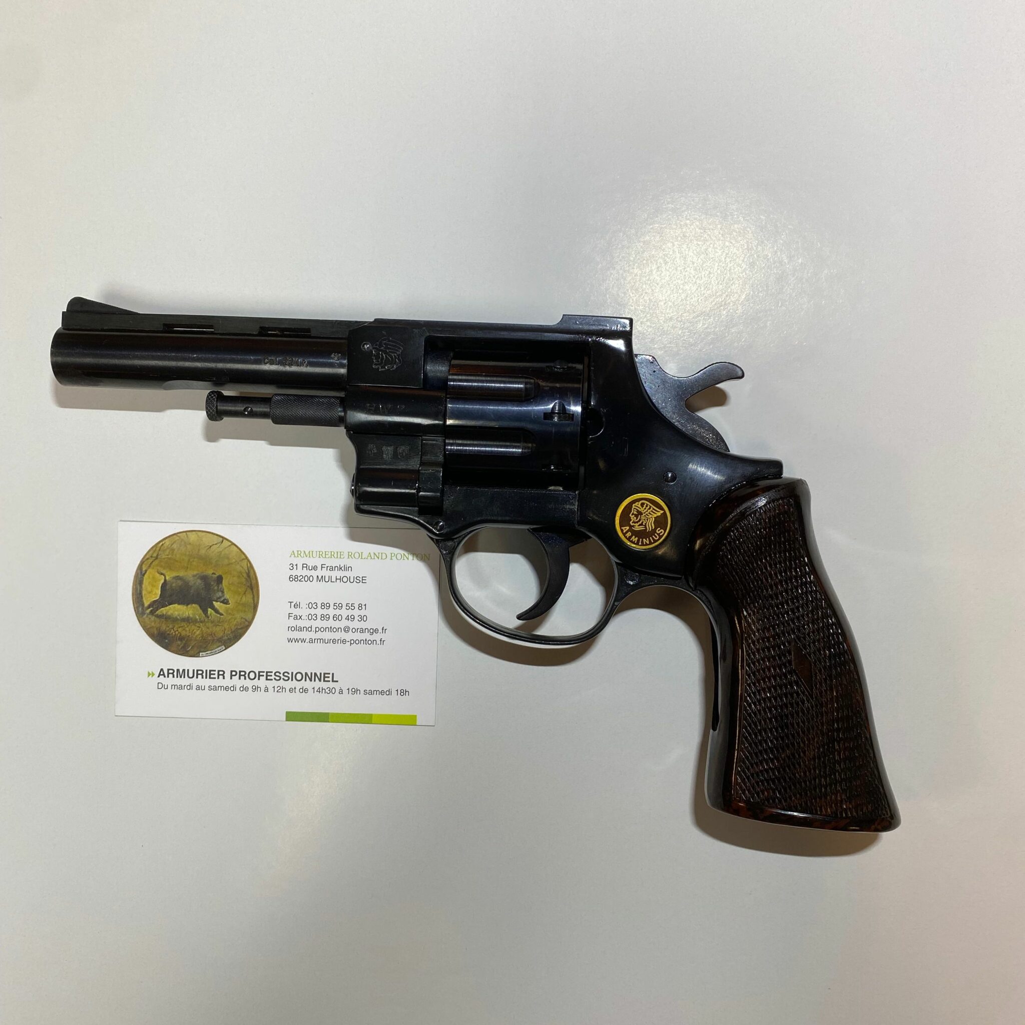 Revolver Arminius HW7 4 pouces Cal. 22lr – Armurerie Roland PONTON